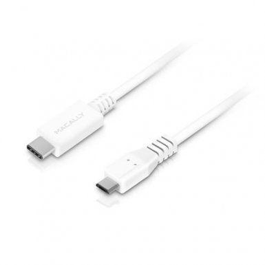 Macally USB-C to microUSB Cable - microUSB кабел за MacBook и устройтсва с USB-C порт